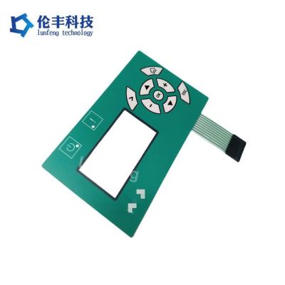 China Silkscreen Printed Waterproof Membrane Keypad Customizable Interface and Waterproof Design for sale