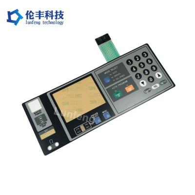 China Black Connector Metal Dome Membrane Switch for Single/Double/Multi-layer Circuit in -30°C To 80°C for sale