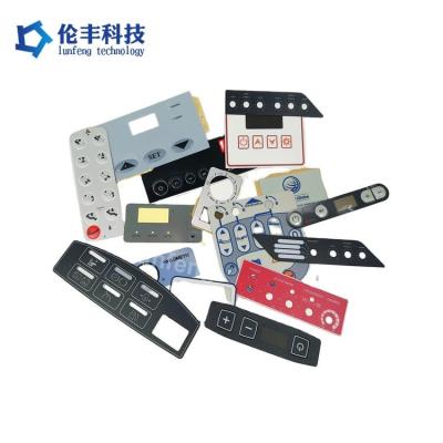 China Customized Medical Plastic Membrane Switch Design for Home Appliances for sale