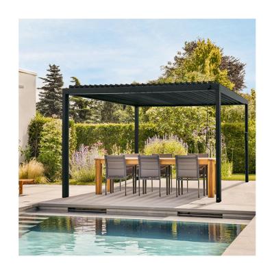 Chine Cadre en acier AJUNION 16X10 Pergola métallique pour jardin sur le toit à louver à vendre