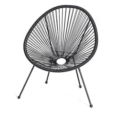 Chine Métal cadre plastique rotin Wicker Acapulco Chaise pour le balcon extérieur à vendre