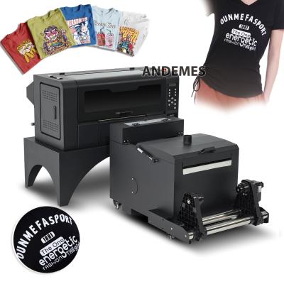 China Impresora Dtf todo en uno camiseta de jeans Impresora Dtf de película para mascotas con tinta de pigmento y horno Cymkw en venta