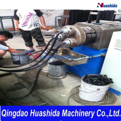 China Nitrile Rubber Foam AC Sponge Thermal Insulation Pipe Extruder Machinery for sale