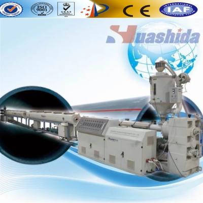 China HDPE PE Einlagenmassivwand Ölgasversorgung Rohr Extrusionsgeräte In China zu verkaufen