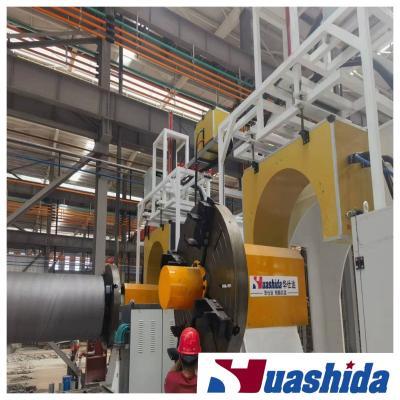 China Steel Pipe External 3lpe Internal FBE Anticorrosion Coating line for Water Supply & Draiange Pipe for sale