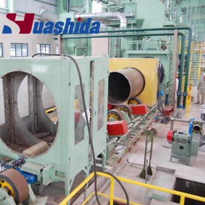 China Steel Pipe Internal FBE External 3lpe Anti-Corrosion Coating Equipment for Water Drainage for sale