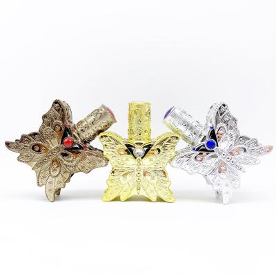 China Personal Care Custom Mounted Gold Fine Mist Spray Perfume Bottle for sale
