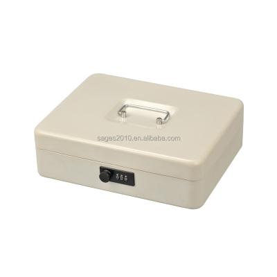 China 2018 Topr Quality China Factory Euro Iron Code Pink Aluminum Sceret Lockable Cute Cash Box for sale