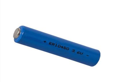 China Cyclindrical ER10450 3,6 batería del AAA Li SOCl2 de voltio para el sensor del humo No.7 en venta