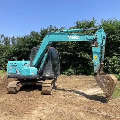 China On Construction Site Running Condition Used Kobelco SK75 Excavator Japan Original Digger for Sale 0.4 M³ for sale