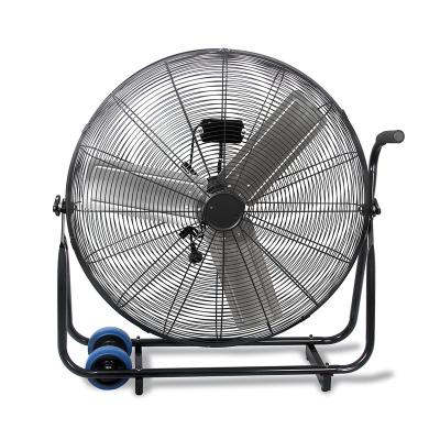 China High Speed 30 Inch Floor Standing Fan Metal Powerful Airflow Electric Height Fan Commercial Speed Rack Fan With Wheels For Moving for sale