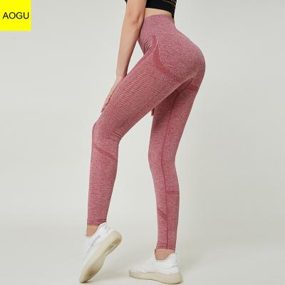 China High Waist Sports Gaiters Fitness Yoga Gaiters Seamless Breathable Women Gym Gaiters Sports for sale