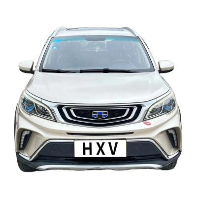 China Leather Vision X3 2017 Manual 1.5L Used Car GEELY Hp 1.5L 102 L4 5 Speed Luxury Small SUV Manual for sale