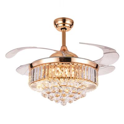 China Modern Nordic luxury silent invisible postmodern bedroom light fan style ECOJAS dining room living room for sale