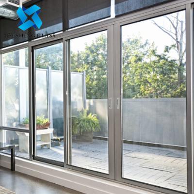 Cina Porte scorrevoli in vetro laminato da 4 mm + 0,76PVB + 4 mm personalizzate in vendita