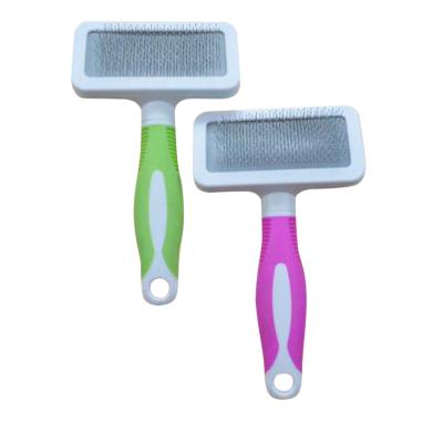 China Durable Mold Hair Slicker Hair Brush Grooming Brush Comb Pet Cat Dog Cleaning Brush for sale