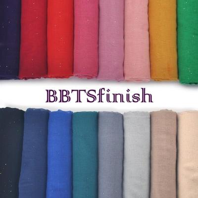 China Spun Polyester Voile Super High Twisted --- BBTSfinish Brand scarf and fabric supplying for sale