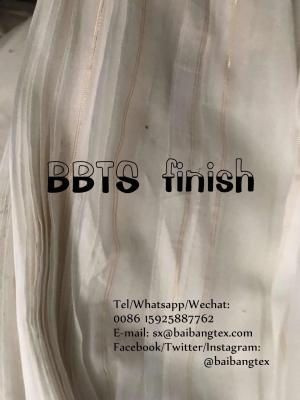 China Golden line Spun polyester high twisted voile super high quality 2S/2Z 2X2 quality original BBTSfinish for sale