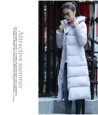 China Fashion Winter Cotton Padded Jacket Women Thick Print Female Coat Parka Warm Winter Long Jackets Ladies Overcoat for sale
