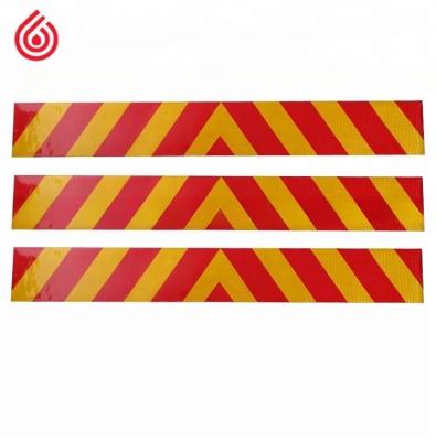China Adhesivo trasero reflector Chevron de 20 cm x 1,5 metros para remolque y personalizado en venta