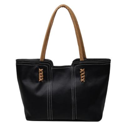 China Fashion Large Capacity Women's Simple Single Shoulder Tote Bag Messenger Bag for sale