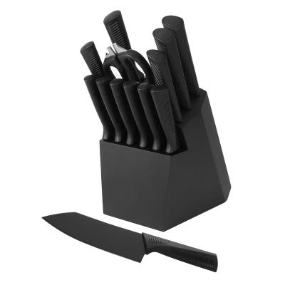 China High Quality Disposable Chef Knife Set Professional Kitchen Knives Stainless Steel Knife Block Set for sale
