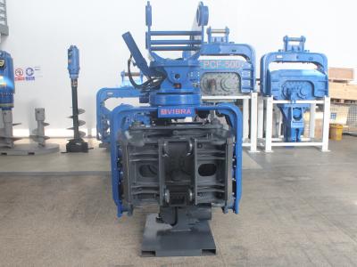 China Excavator Mounted Side Grip Piling Machine Hydraulic Vibro Pile Hammer for sale