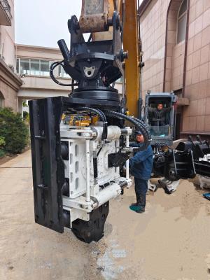 Chine Clampe latérale Vibro Hammer Force motrice de pile pour les applications de conduite de pile lourde à vendre