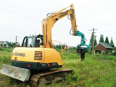 China High Performance Mini Pile Driver , Small Pile Driver Short Working Period for sale