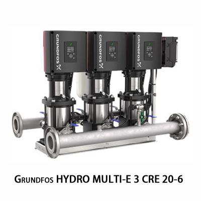 China Grundfos HYDRO MULTI E 3 CRE 20-6 Water Supply Unit Boosting Unit For Clean Water Transfer And Maximum Pressure Of 25 Bar for sale
