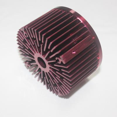 Chine Radiateur Al1070 forgé froid rouge de anodisation pour la lumière menée ISO9001 à vendre