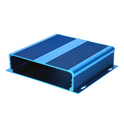 Cina Scatola di alluminio di recinzione di profilo AL6063-T5 con il nero d'anodizzazione pratico della copertura superiore in vendita