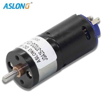 Chine Moteur magnétique fort de C.C de 6V 12V 20000rpm 370 avec le réducteur de boîte de vitesse de lien de double de Dia25mm à vendre