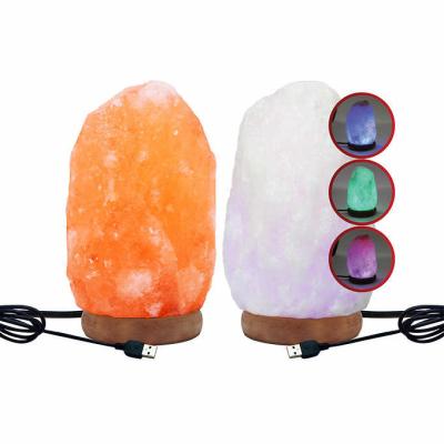 China ALL Hot Sale BCTU-DL222 USB Himalayan Salt Lamp with RGB LED Color Changing for Healthier Life for sale