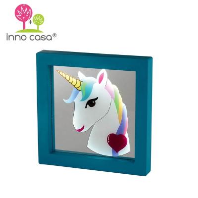 China DIY Unicorn Light Box Lamp Simple Creation LZY-BV28 Hot Item Gift Decorative With Printed Acrylic Panel Battery Operated for sale