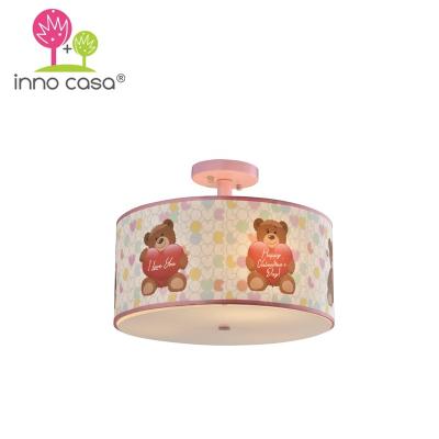China Lovely B3H-PG22 Pendant Lamp Hot Selling Printed PVC To Shade Bear Light Love Pendant Lamp Fancy Ceiling Lamp for sale