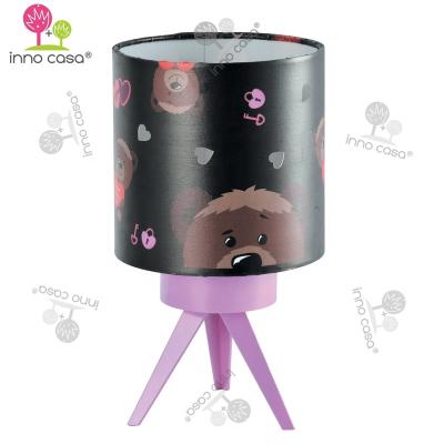 China New Arrival China Factory Bear Design Bedside Bedside Table Battery Operated Desk Lamp for sale