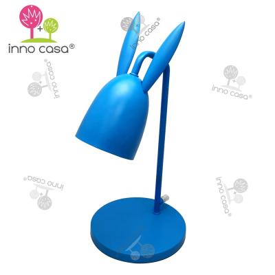 China Novelty Metal Rabbit Children E12/E14 Table Lamp Decorative Reading Desk Light with Pen Holder for sale
