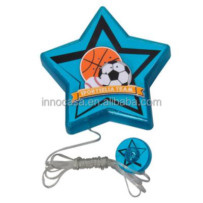 China Innovative PS OEM ODM Star Shape Ding Dong LED Light Wired Doorbell for Kids Room Wall Deco for sale