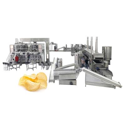 China High Efficiency Potato Chips Line XXD Potato Chips Making Equipment French Fries Potato Chips Processing Line Manufacturing for sale