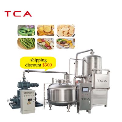 China food & Beverage Plant 10-300kgh Large Capacity Automatic Vacuum Frying Machine Fruit Vegetable Vacuum Frying Machine for sale