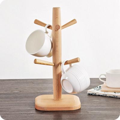 China Hot Water Portable Coffee Tea Table Vending Cup Holder/Wooden Stand For Kitchen VR003 for sale