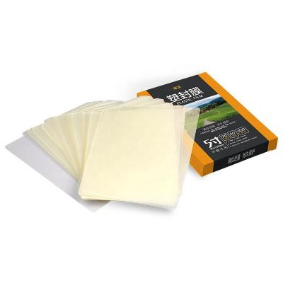 China A4 A3 A5 Film Heat Set Laminating Film Pocket Film Moisture Proof Laminating Laminating Price for sale