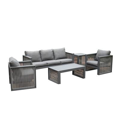 China Sofa Set Outdoor Garden Furniture Outdoor European Simple Wholesale Modern Sofa Recliner Aluminum for sale