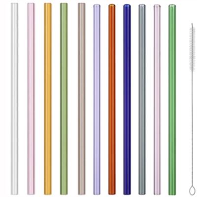 China Straw For Cocktail With High Black Natural Bamboo Flat Mouth Bulk Biodegradable Eco Friendly Reusable Viable By Vietnam Supplier 8 Inches for sale