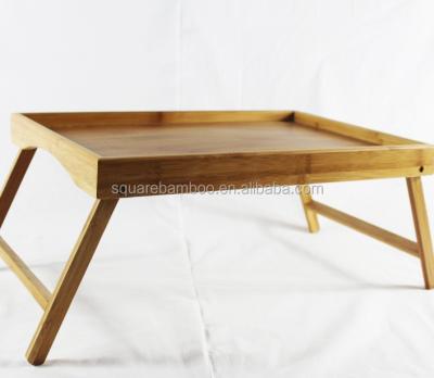 China Eco - Friendly Kitchen Organizers Tray Lap Bamboo Serving Tray for sale