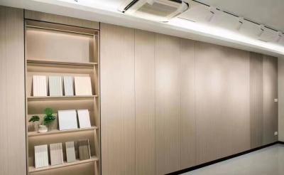 China Showroom Microperforated Acoustic Panels Wooden Sound Absorption Insulation Board for sale