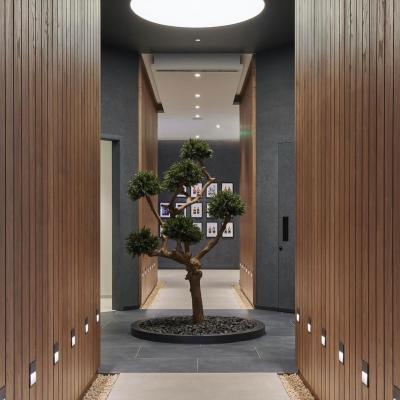 China NRC0.8 28/4mm Panel acústico de madera con ranuras de alta absorción Tabla de insonorización en venta