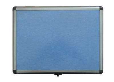 Chine Dessus bleu de ping-pong de caisse en aluminium de raquette avec le stockage ouvert facile de serrure en acier à vendre