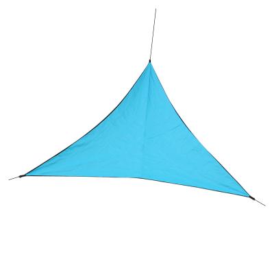 China 210T Taffeta 3M 4M Triangle Tarpaulin Waterproof Sun Shelter 6M Anti-UV For Outdoor Park Garden Pool Tent for sale